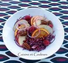 Purple Salad Chou Rougr Pomme Framboise Grenade Sauce A L Orange Sanguine Et Erable Orange Sanguine Recettes De Cuisine Salades En Bocal