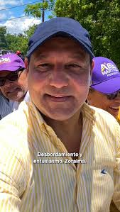 Las calles están llenas de gente con esperanza y deseo de un futuro seguro.  No olvides: el 19 de mayo, vota en la casilla 2. ✌🏻💜¡Vamos hasta la  victoria! ⭐🇩🇴#AbelPresidente #FuturoSeguro