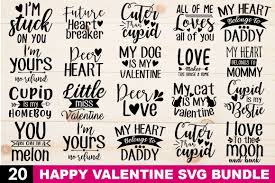 Download Valentine Svg Bundle Black Version Graphic By Designfarm Di 2020 PSD Mockup Templates