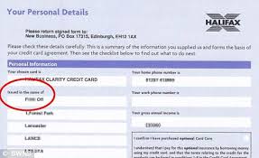 Halifax issues credit and debit cards in united kingdom under a total of ten different issuer identification numbers, or iins the iin makes up the first six digits of all credit or debit cards issued by halifax, followed by the primary account number (pan) and a check digit. Halifax Bank Sends Father Of One Steve Smith Abusive Letter Daily Mail Online