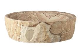 sandstone & travertine vessel sinks