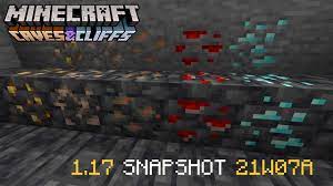 Sky color now varies smoothly when moving between different biomes. Grimstone New Ore Textures Minecraft 1 17 Snapshot 21w07a Youtube