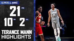 1 overall seed utah jazz home on friday. Terance Mann Registers A Season High 21 Points In Comeback Win Vs Atlanta Hawks La Clippers Youtube