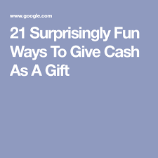 Things to make with le0000000gos. 21 Surprisingly Fun Ways To Give Cash As A Gift Fun Ways To Give Cash Ways To Give Cash Shot Recipes