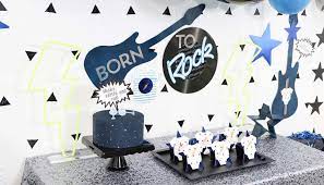 Born To Rock Boys Baby Shower Fun365