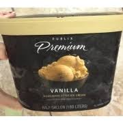 Vanilla ice cream with mini peanut butter cups and fudge? Publix Premium Vanilla Homemade Style Ice Cream Calories Nutrition Analysis More Fooducate
