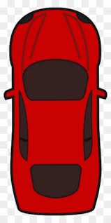 Birds eye view of cartoon cars; Car Clipart Top View Birds Eye View Car Free Transparent Png Clipart Images Download