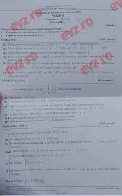 A fost extrasă varianta 2. Simulare Bacalaureat 2017 Subiectele La MatematicÄƒ È™i Subiectele La Istorie Libertatea
