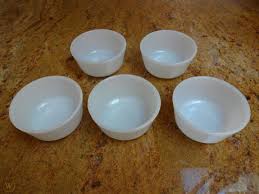 Brand new anchor hocking 80381 set of 4 custard cups with 4 lids, 6 ounces. Set 6 Vintage Fire King White Milk Glass Ramekins Custard Pudding Cups 6 Oz Glassware T 2 40s 50s 60s