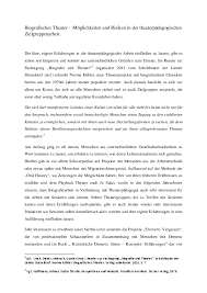 So sieht eine professionelle bewerbung als. Biografiearbeit In Der Schule
