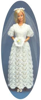 Vintage Barbie Wedding Dress And Veil Knitting Pattern Pdf 8313 Barbie Wedding Dress Wedding Dresses Unique Cheap Wedding Dress