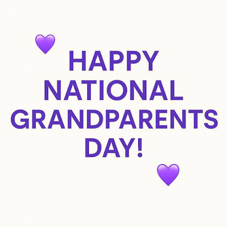 Happy National Grandparents Day! 💕 Today we celebrate the love, wisdom, and joy that grandparents bring into our lives. They hold such a special place in our hearts, and the memories we