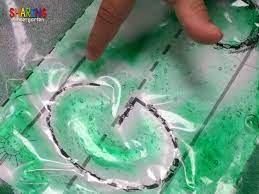 Sensory bags ideas for kids, toddlers, babies and autism kids. Hair Gel Sensory Bag Sharing Kindergarten