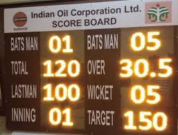 Get live cricket score, ball by ball commentary, scorecard updates, match facts & related news of all the international & domestic cricket matches across the globe. Led Display Score Board Rectangle Rs 190000 00 Piece K T Automation India Id 11661508673