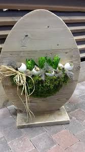 Holzei Eierschalen Moos Hubsche Deko Ostern Deko Ostern Und Diy Ostern