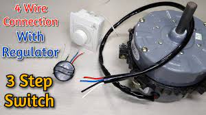 Electric motor that has a great horse power would require a large initial torque in order to fight the inertia and load diagram below will give you a new experience for those who want to learn how to rewinding induction motors in accordance with the following specifications. Regulator Connection 3 Speed 4 Wire Cooler Motor And 3 Step Switch Youtube