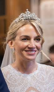 Royal wedding in 1929 between Crown Prince Olav and Princess Märtha of  Sweden. The princess is wearing the Vasa-tiara gifted to her by the city of  Stockholm. It's made of platinum and