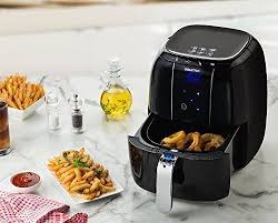 Electric Air Fryer 4 Preset Functions Fry Basket Cooking Healthy Food 4 5 Quart Gourmia