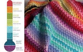 Blooming Lovely Crochet Temperature Blanket