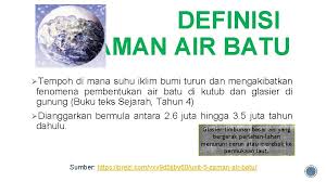 Garis masa zaman air batu other contents: Tahun 4 Tajuk 2 Unit 5 Zaman Air