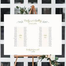 2 Banquet Table Seating Plan 2 Long Tables Printable