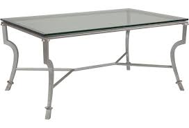 Shop coffee tables at target. Artistica Metal Designs Syrah Small Rectangular Cocktail Table With Glass Top Sprintz Furniture Cocktail Coffee Tables