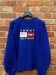 Vintage Retro Tommy Hilfiger Sweatshirt Size Xl Sweater Jumper Chaps Polo Sport Tommy Hilfiger Sweatshirt Clothes Tommy Hilfiger
