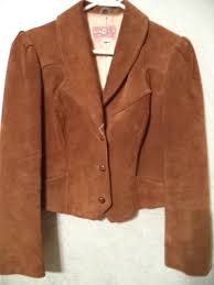 Vintage Ms Pioneer Brown Leather Suede Jacket Coat