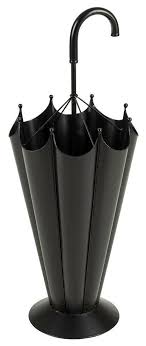 Black And White Umbrella Stand Black Metal Umbrella Stand In The Shaped Of Folded Umbrella Umbrella Stand Cooper Classics Umbrella