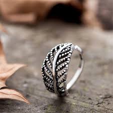 hollow leaves 925 sterling silver