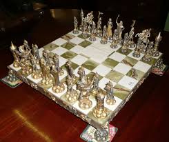 Pin By Joshua Grandison On Frasier Chess Set Bronze Chess Board