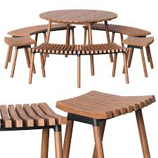 Well i have something to tell you about, i figured out a way to give life back to that old wood patio set! Garden Table Chair Overallt 3d Model Cgtrader