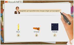 En büyük doğal ışık kaynağı güneş'tir. 3 Sinif Dogal Ve Yapay Isik Kaynaklari Fen Bilimleri Testi Morpa Kampus
