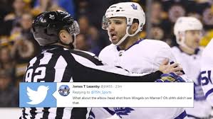 The nhl suspended nazem kadri 8 games for his hit on justin faulk. Maple Leafs Fans Are Outraged After Nazem Kadri Receives Three Game Suspension Article Bardown