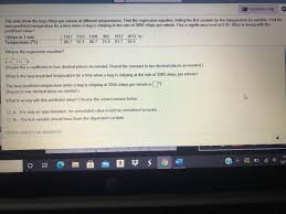 Discussion about computer and a few tutorial. Answered The Data Show The Bug Chirps Per Minute Bartleby