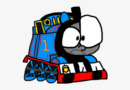 My boyfriend recently fell in love with thomas the dank engine, so i made him a christmas card. Thomas The Tank Engine Clipart Background Thomas 800x600 Png Download Pngkit