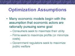 The firms seek to maximize their profit. Chapter 1 Economic Models Microeconomic Theory Basic Principles