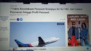 Iya katanya ada (pesawat jatuh) tadi jam 14.30 wib. Lqoscffke9sx7m
