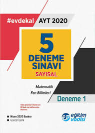 Egitim Vadisi Yayinlari Ayt Sayisal 5 Adet Deneme Sinavi Egitim Matematik Motivasyon