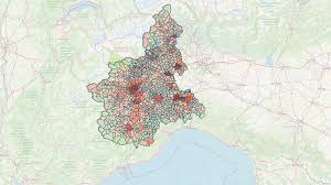 Scegli la regione dal menù e appariranno le regioni confinanti. La Mappa Dei Contagi In Tutti I Comuni Del Piemonte Regione Piemonte Piemonteinforma Regione Piemonte