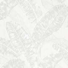 It can also be paired with colors that are lighter or darker, changing things up a bit without making the area to intense. Galerie Imagine Jungle Leaf White Beige Wallpaper 6769 20