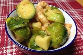 Rosenkohl Curry Mit Apfel Und Garnelen Paleo360 De Rezept Rosenkohl Kochen Curry
