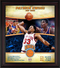Patrick Ewing New York Knicks Framed 15 X 17 Hardwood Classics Player Collage Patrick Ewing New York Knicks Knicks
