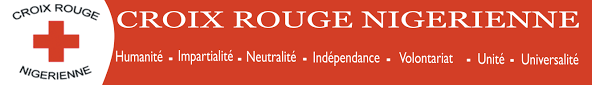 Logo, la croix rouge américaine, noir. Croix Rouge Nigerienne