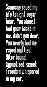 Elton John Someone Saved My Life Tonight Song Lyrics Music Lyrics Song Quotes Music Quotes Songs Music Great Song Lyrics Music Quotes Lyrics Lyrics