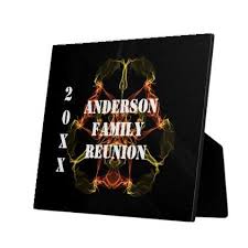 Family Reunion Celestial Space Theme Welcome Table Plaque Zazzle Com Space Theme Family Reunion Welcome Table