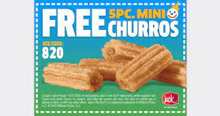 New 2 for $3 breakfast jacks. Free 5pc Mini Churros At Jack In The Box Free Product Samples