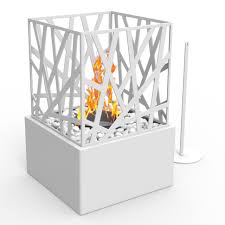 Diy gel fire pits are so cool. Bruno Ventless Indoor Outdoor Fire Pit Tabletop Portable Fire Bowl Pot Bio Ethanol Fireplace In White Realistic Clean Burning Like Gel Fireplaces Or P On Pricewaiter Accuweather Shop