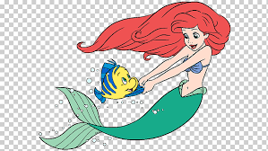 the little mermaid ariel ursula flounder ariel marine mammal vertebrate fictional character png klipartz the little mermaid ariel ursula