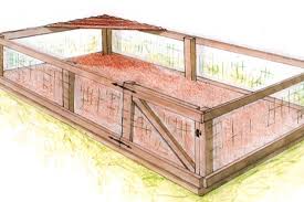 A structure for the dog to. How To Construct A Shaded Dog Run How Tos Diy